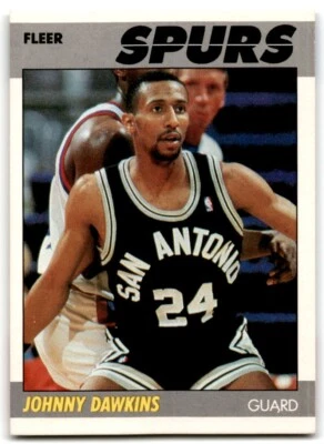 1987-88 Fleer Johnny Dawkins Basketball Cards #27 - Image 1 of 2