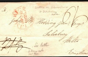 GB IRELAND BANKING LETTER Contents *DEVONSHIRE SALISBURY NOTES* Free 1825 H186b - Picture 1 of 9