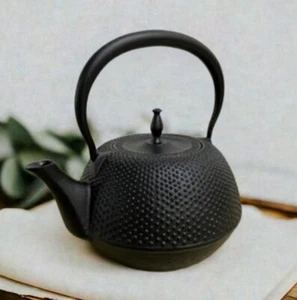 Tetsubin Japanese Cast Iron Kettle Nanbu Tekki JapanArare Dot 1200ml Japan - Picture 1 of 7