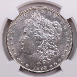 1893-O Morgan Silver Dollar., NGC AU-58., Store Sale # GDR050 - Picture 1 of 3