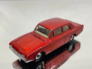 DINKY TOYS 130 FORD CONSUL CORSAIR -RED METALLIC 1:43- GOOD - 544 - Picture 1 of 6