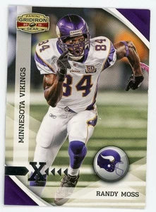2010 Panini Gridiron Gear Randy Moss X Silver #87 #/250 Vikings - Picture 1 of 1