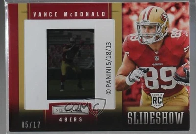 2013 Panini Rookies & Stars SlideShow /17 Vance McDonald #39 RC - Image 1 of 2