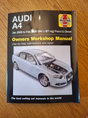 Haynes Manual 4885 - Audi A4, 2005 to 2008, petrol & diesel - Image 1 of 2