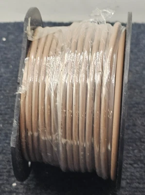 0713922: 100 ft 14 GA Cross Link Primary Wire with 1 Conductor, 50V - Brown - Image 1 of 4