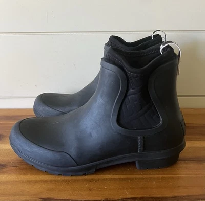 UGG Chevonne Chelsea дождя загрузки женщин 7 черный водонепроницаемый поскользнуться на - Изображение 1 из 4