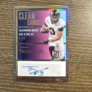 TYRONE TRACY JR. 2024 LEAF PRO SET CLEAR CHOICE BRONZE CLEAR AUTO /15 - Imagen 1 de 2