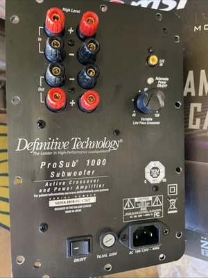 Definitive Technology - Amplificador ProSub 1000 Series 10" Foto 1 de 3