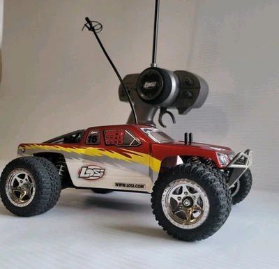 Team Losi Mini T 1.0 Vintage 1/18 Scale 2wd Stadium Truck RTR  Excell Used Cond. - Image 1 of 4