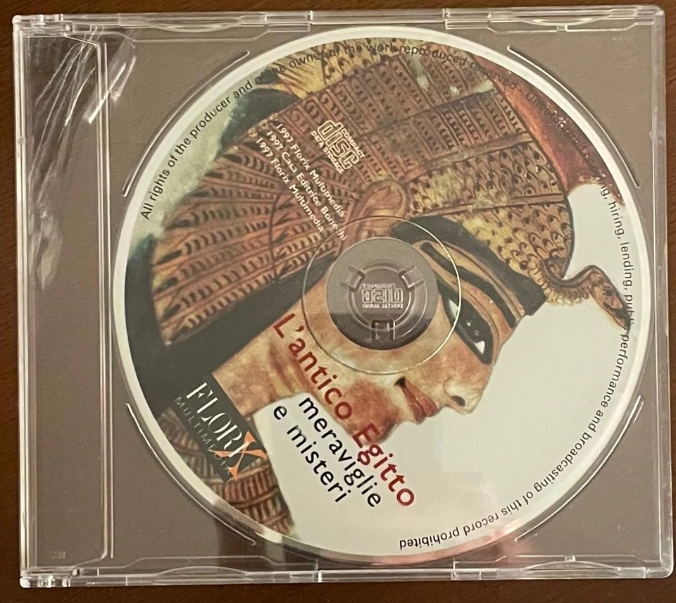 CD-ROM "L'antico Egitto: meraviglie e misteri", Ed.Bonechi - Immagine 1 di 1