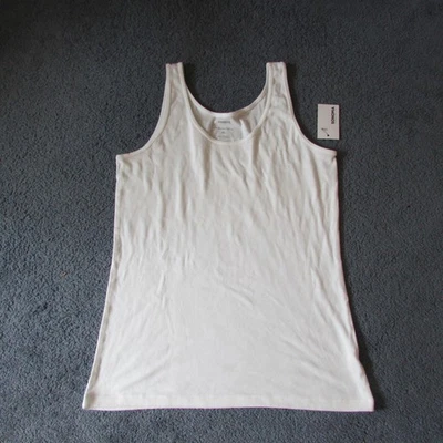NWT Sonoma XL White Everyday Tank Top All Day Comfort Stretch Cotton - Image 1 of 2