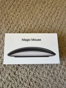 NIB Apple Magic Mouse (USB-C) Black Multi-Touch Surface MXK63AM/A Model A3204 - Bild 1 von 2
