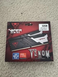 Patriot Viper Venom 32 GB (2 x 16 GB) 288 pin PC RAM DDR5 6000 (PC5 48000) desktop - Foto 1 di 2