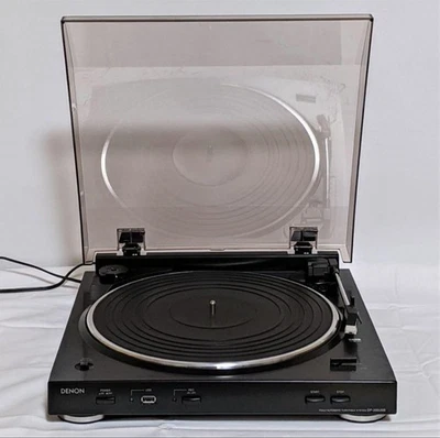 DENON DP-200USB Record Player Fully Automatic Turntable System Belt Drive Used - Image 1 of 4