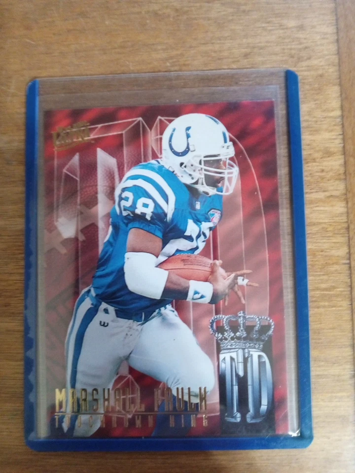 Marshall Faulk 1995 Fleer Ultra Touchdown Kings medallón dorado #1/10 Card Colts Foto 1 de 1