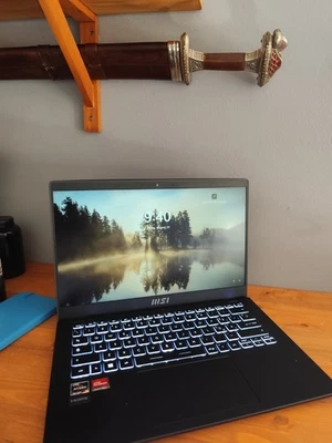 msi modern 14 Ryzen 5 7530U - SSD 0.5 Terabyte - 8gb Ram - Immagine 1 di 4