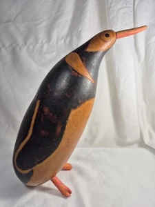 Pinguin aus Goard geätzt & bemalt Folkart - Bild 1 von 13