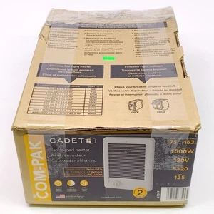 Cadet CSC152TW (67509) Wall Electric Heater With Thermostat, 1500 Watt, White - Picture 1 of 10