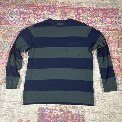 Beams Japan Stripes Long Sleeve Shirt Size XL Multicolor Casual  - Image 1 of 4