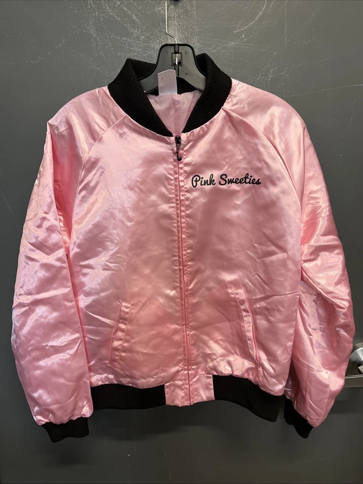 Chaqueta Universitaria Mujer Pink Spirit Halloween Grasa Rosa Sweeties Gamuza Sin Talla Foto 1 de 4