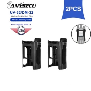 Fundas de radio originales Baofeng UV-32 DM-32 2 un. para estuche de transporte con clip para cinturón - Imagen 1 de 10