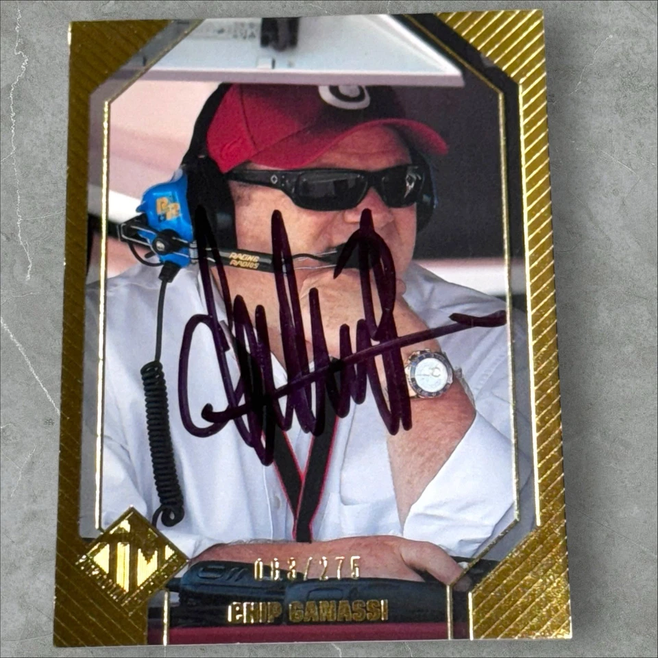 Felix Sabates 2012 PRESS PASS TOTAL MEMORABILIA #41 NASCAR signed card #083/275 - Image 1 of 1