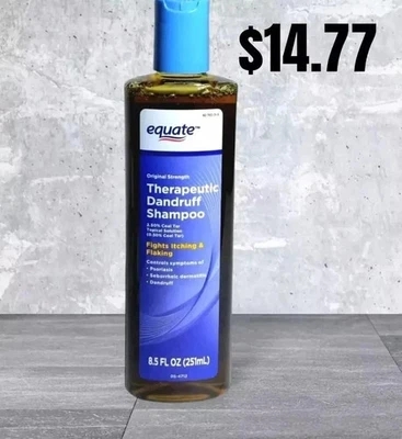 NEW Equate Dandruff Compared to Neutrogena T/Gel Therapeutic Shampoo Original - Image 1 of 4