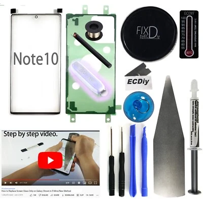 EXPRESSCELLDEPOT For Samsung Galaxy Note 10 Outer Front Screen Glass Replacement Kit w LOCA glue