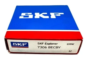 SKF 7306 BECBY ANGULAR CONTACT BALL BEARING 30x72x19 mm - Picture 1 of 3