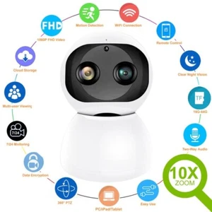 IP CAM PTZ WIFI KAMERA DOME WIRELESS SPEED ZOOM INTERN - Bild 1 von 12