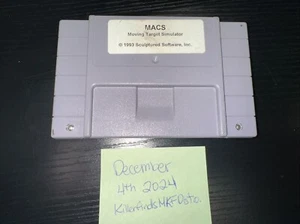 Macs Moving Target Simulator Snes Super Nintendo only a handful known to exist - Picture 1 of 8