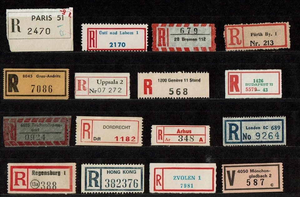 R-Zettel - kleines Lot - Bild 1 von 1