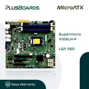Nowa płyta główna serwera Supermicro X10SLH-F LGA 1150 i3v4 DDR3 Dual LAN MicroATX - Zdjęcie 1 z 11
