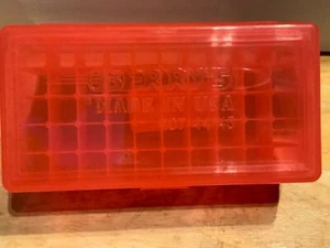 BERRY'S PLASTIC AMMO BOXES (5) RED 50 ROUND (44SPL,44MAG,45 COLT,41 MAG,44-40) - Picture 1 of 7