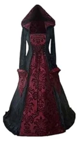 Women's RenaissanceMedieval Costume DressLace up Irish Over Large - Picture 1 of 1