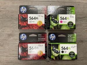 GENUINE NEW HP 564XL Ink Cartridge 4-Pack - Picture 1 of 2
