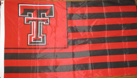Texas Tech Red Raiders w/ Stripes SINGLE SIDED 3 x 5 FLAG ! FAST SHIPPING ! Cover