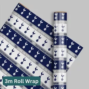 Carta da imballaggio compleanno | Tottenham Hotspur FC | rotolo da 3 m | confezione regalo bambini - Foto 1 di 5