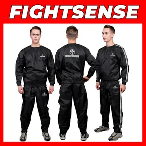 FIGHTSENSE Heavy Duty Sauna Suit for Men and Women Exercise Gym Fitness - Picture 1 of 8