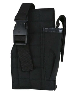 Kombat UK Tactical Molle Holster with Magazine Pouch - Black - New - Picture 1 of 3
