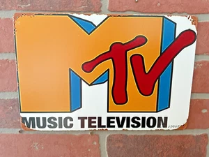 Rustic Patina Style 12"x8" Nostalgic MTS Music Television Sign...FREE SHIPPING! - Picture 1 of 10