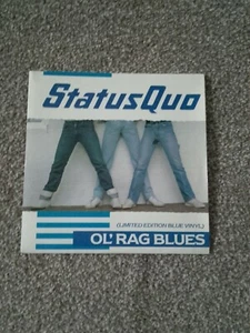 Status quo (Limited Edition Blue Vinyl) single Ol' Rag Blues - Picture 1 of 4