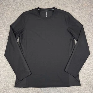 Camisa Ten Thousand Versátil Manga Larga Malla Negra Para Hombre Mediana M - Imagen 1 de 9