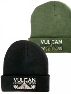 Avro Vulcan RAF Nuclear Bomber Aircraft Green Or Black Embroidered Beanie - Picture 1 of 7