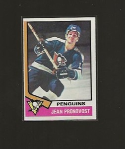 1974-75 TOPPS JEAN PRONOVOST #110 EX+ HIGHER GRADE