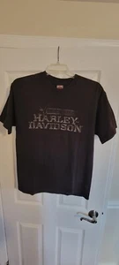 Camiseta Harley Davidson 105 Aniversario Hombre L Negra Doble Cara - Imagen 1 de 7