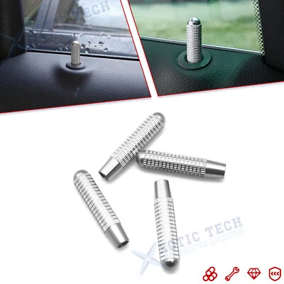 Para Mercedes Benz CLA GLA AMG Plateado Interior Perno Cerradura Puerta Perillas Pin Decoración Foto 1 de 4