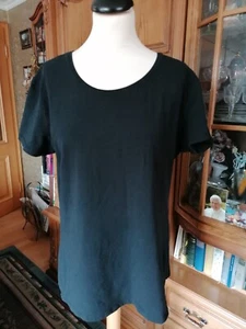 T-Shirt "Yessica" Gr. XL Baumwolle Elasthan Schwarz - Bild 1 von 6
