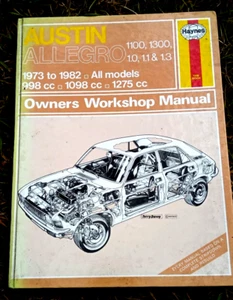 Haynes Workshop Manual 164 Austin Allegro 1100 1000 1.1&1.3 1973-82 - Picture 1 of 15