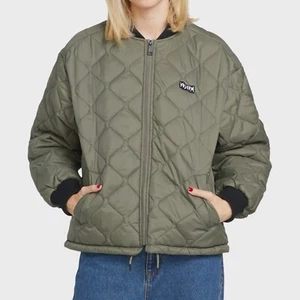 VOLCOM - Womens Milie Jacket - Wintermoss - Casual Quilted Jacket - Picture 1 of 2